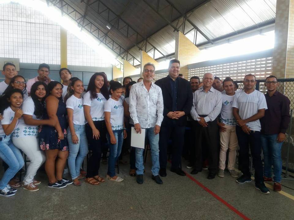 Reitor Gustavo Costa realiza visita ao Programa Ensinar / Polo Carutapera