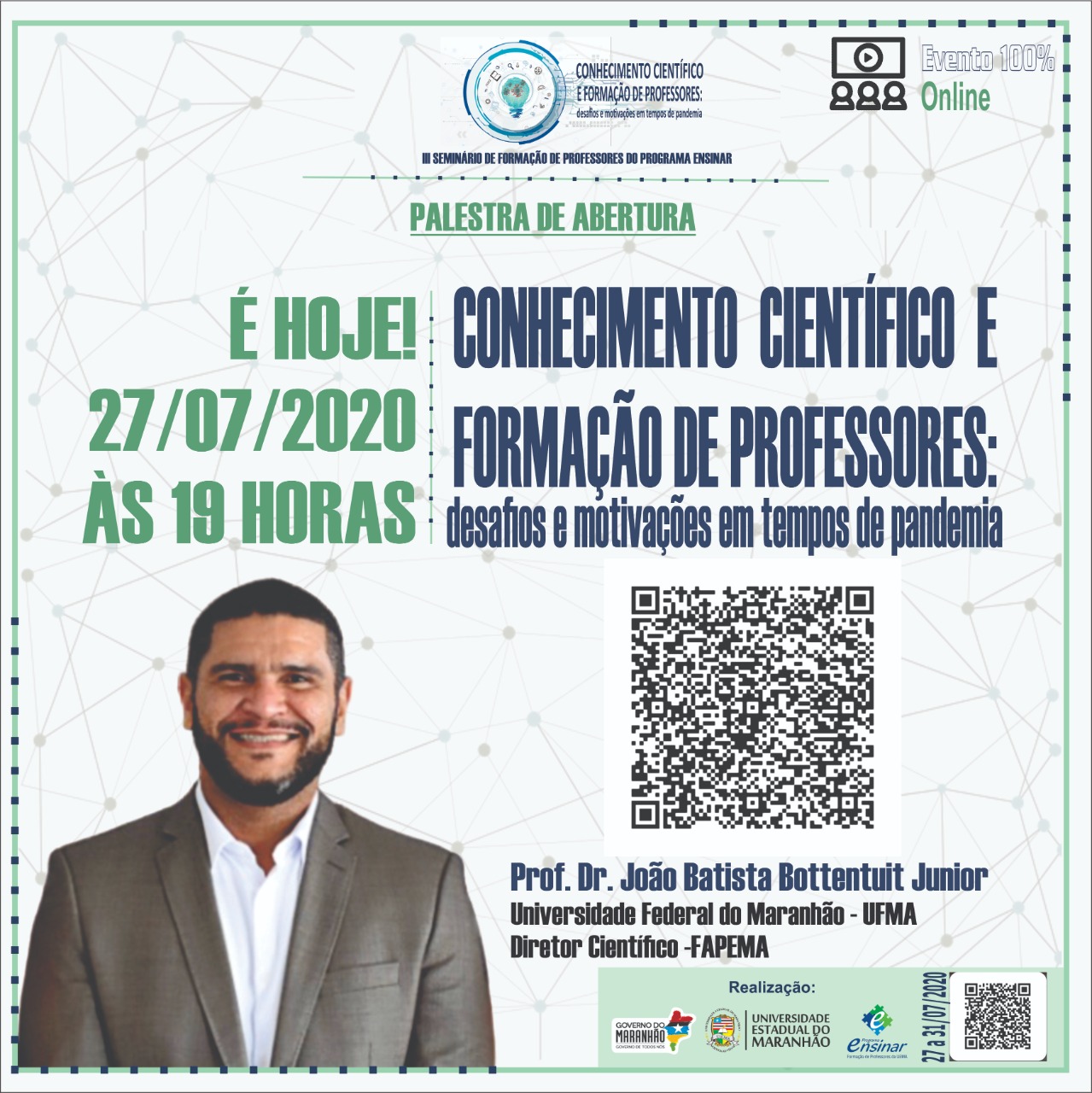 Terceira edição do Seminário Ensinar começa nesta segunda (27)