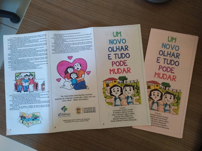 Turma de Geografia apresenta modelos de alternativas em livros paradidáticos