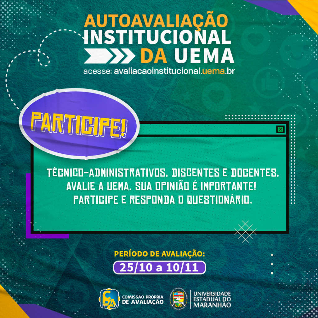 Autoavaliação Institucional UEMA 2021 inicia nesta segunda-feira (25)