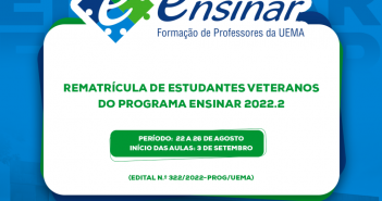 Rematrícula Programa Ensinar 2022.2