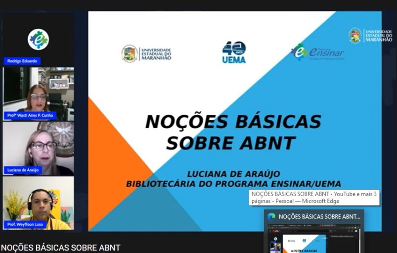Programa Ensinar realiza live sobre Normas da ABNT