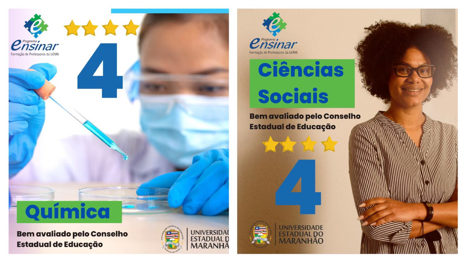 Cursos de Química e Ciências Sociais do Programa Ensinar são bem avaliados pelo Conselho Estadual de Educação