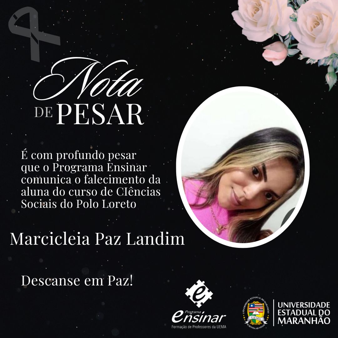 Nota de Pesar: Marcicleia Paz Landim