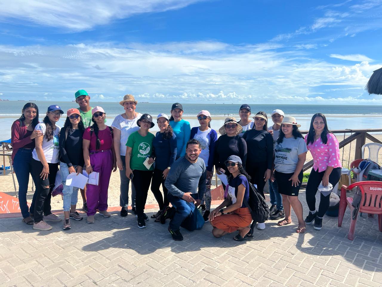 Alunos de Ciências Biológicas do Polo Turiaçu têm momento disciplinar com as disciplinas Biologia Marinha e Educação Ambiental