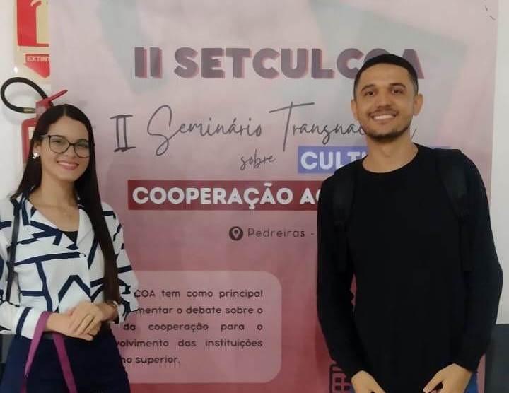 Alunos de Química do Polo Pedreiras apresentam trabalho no Seminário Transnacional sobre Cultura de Cooperação Acadêmica