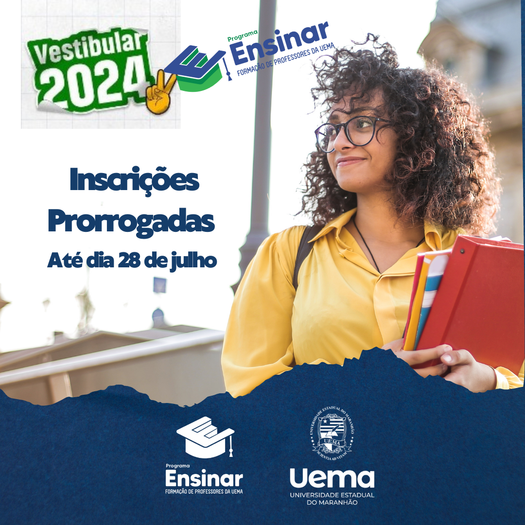 Inscrições do Vestibular ENSINAR 2024 são prorrogadas até o dia 28 de julho
