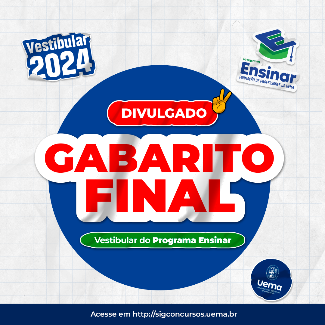 Divulgado Gabarito Final do Vestibular do Programa Ensinar Formação de Professores 2024