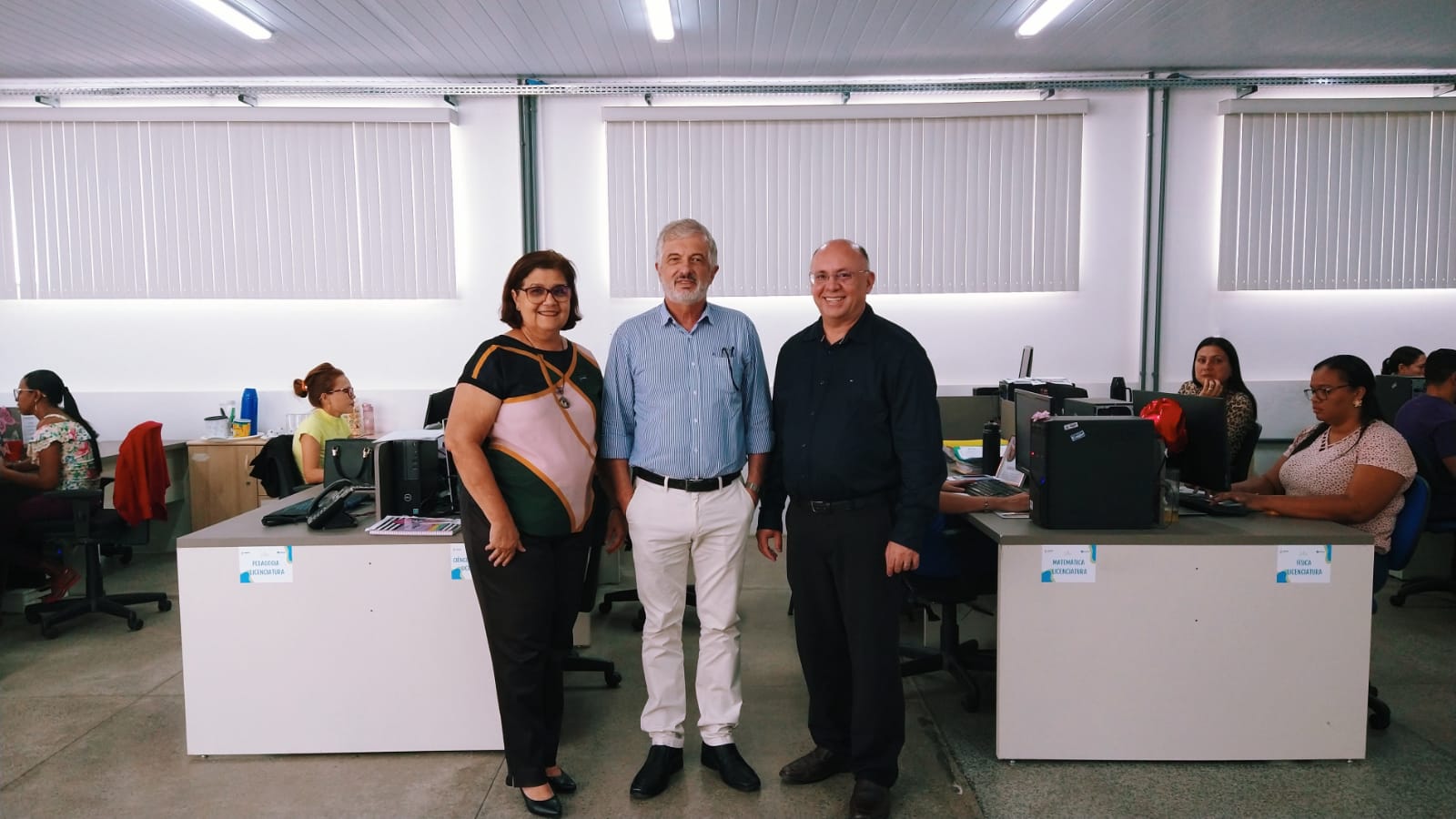 Reitoria realiza visitas às instalações do Programa Ensinar Formação de Professores