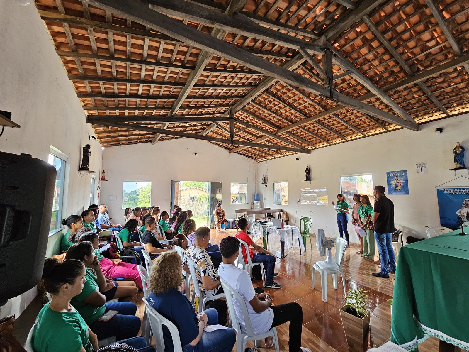 Alunos de Ciências Biológicas do Polo Icatu realizam Seminário Integrador na Comunidade Quilombola de Santa Maria de Guaxenduba