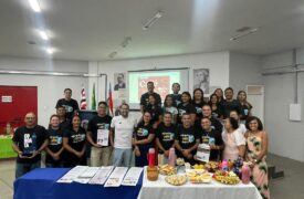 Alunos de Geografia do Polo Coroatá produzem jornal impresso e digital e apresentam durante Café Geográfico
