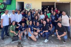 Alunos de Matemática e Geografia do Polo Magalhães de Almeida visitam Academia Magalhense de Letras