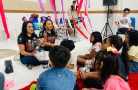 Alunos de Pedagogia do Polo Barreirinhas realizam Oficina de Literatura e Alfabetização