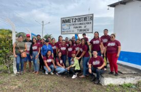 Alunos de Geografia do Polo Turiaçu realizam visita à Estação Meteorológica e ao Rio Paxiba
