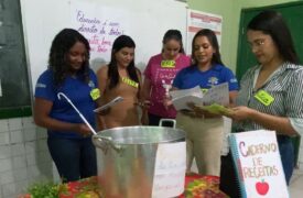 Estudantes de Pedagogia do Polo Nova Olinda do Maranhão promovem painel criativo e crítico sobre a História da Educação no Brasil
