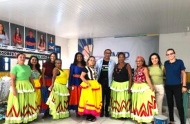 Alunos de Pedagogia do Polo Paulino Neves realizam seminário sobre a memória e identidade educacional do município