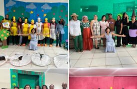 Alunos de Pedagogia do Polo São Mateus realizam uma manhã mágica