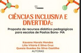 Aluna de Química do Polo Pastos Bons publica e-book com atividades inclusivas para o ensino de Ciências